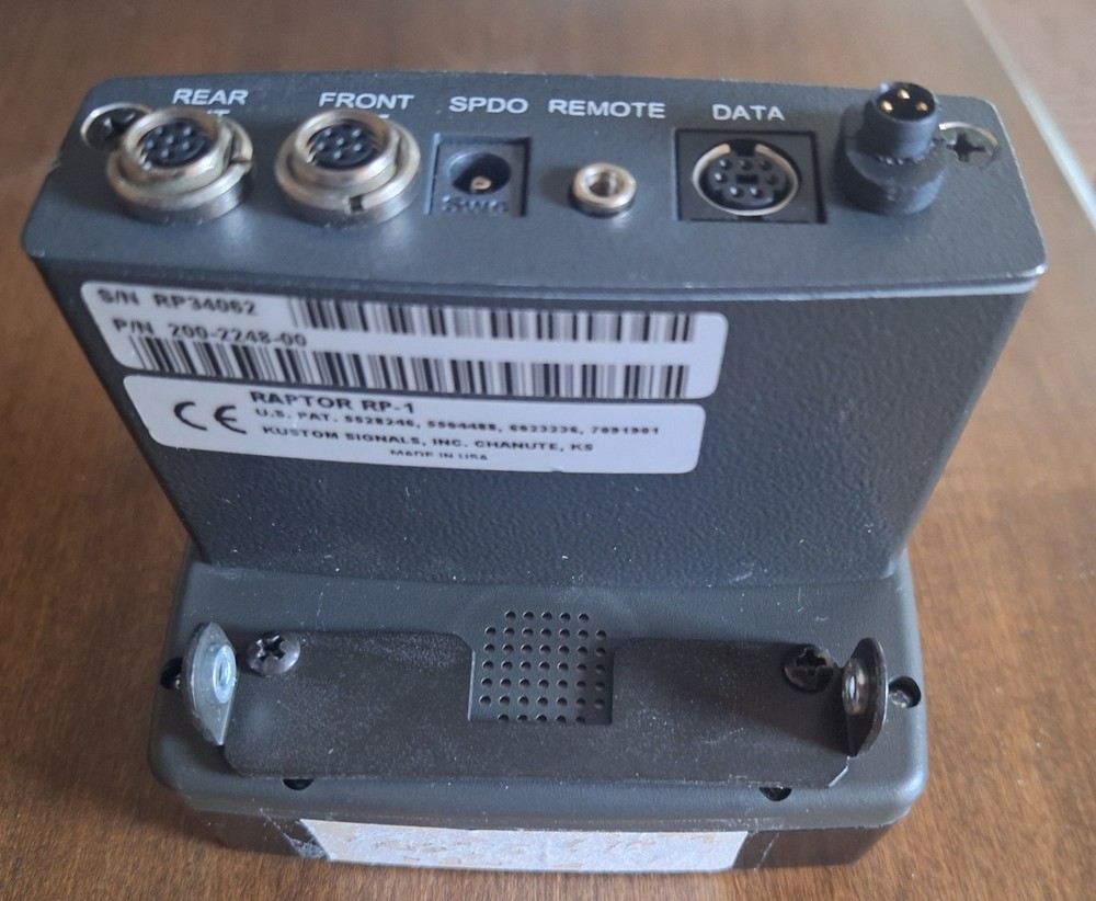 KUSTOM SIGNALS RAPTOR 1 SYSTEM....REFURBISHED