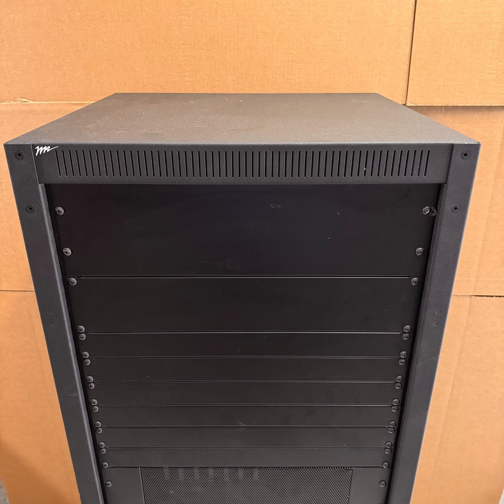 Bogen Multicom 2000 Controller Chassis Cabinet Intercom + 7 Cards (80 Stations)