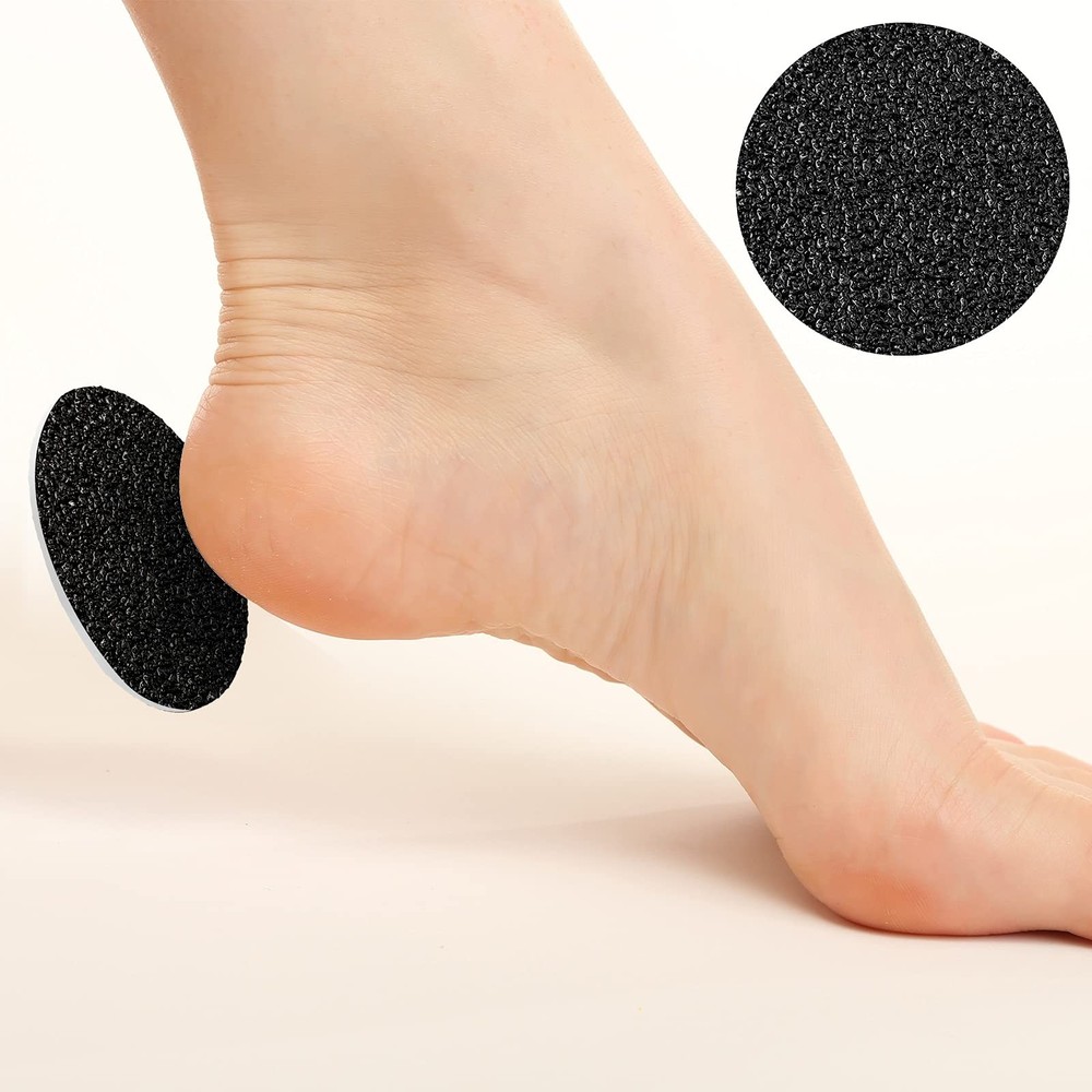 Maitys 120 Pcs Replaceable Sandpaper Discs Tip 2 Toe 80 Grit, 180 black