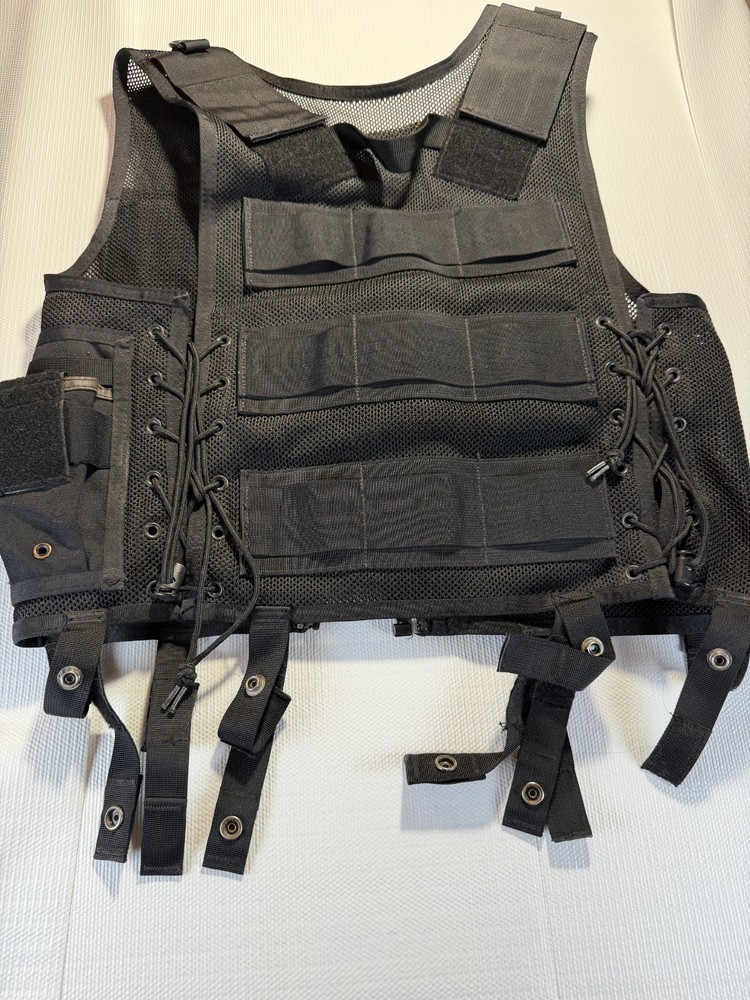 Blackhawk Tactical Vest Black Adjustable One size.
