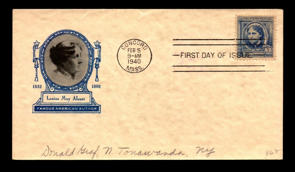 US SC# 862 FDC / IOOR Cachet / Single / Light Address - L12022