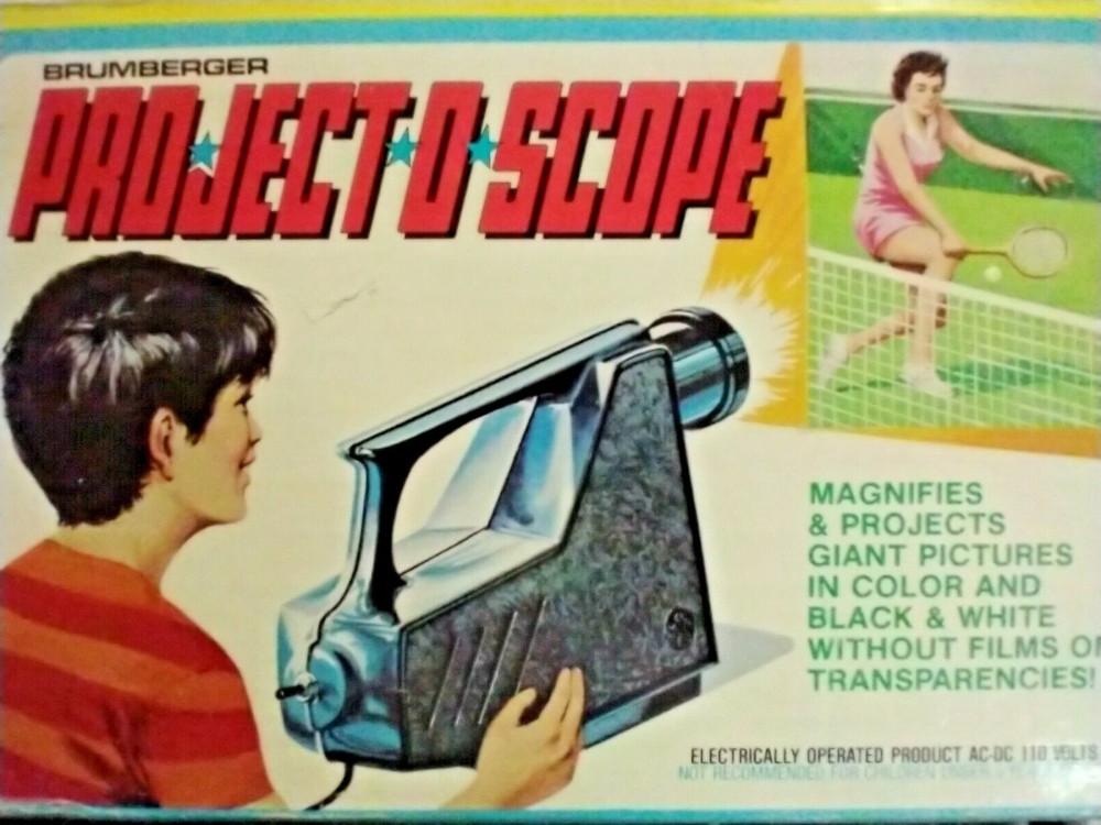 Brumberger Project-A-Scope  Projector w/ Original Box