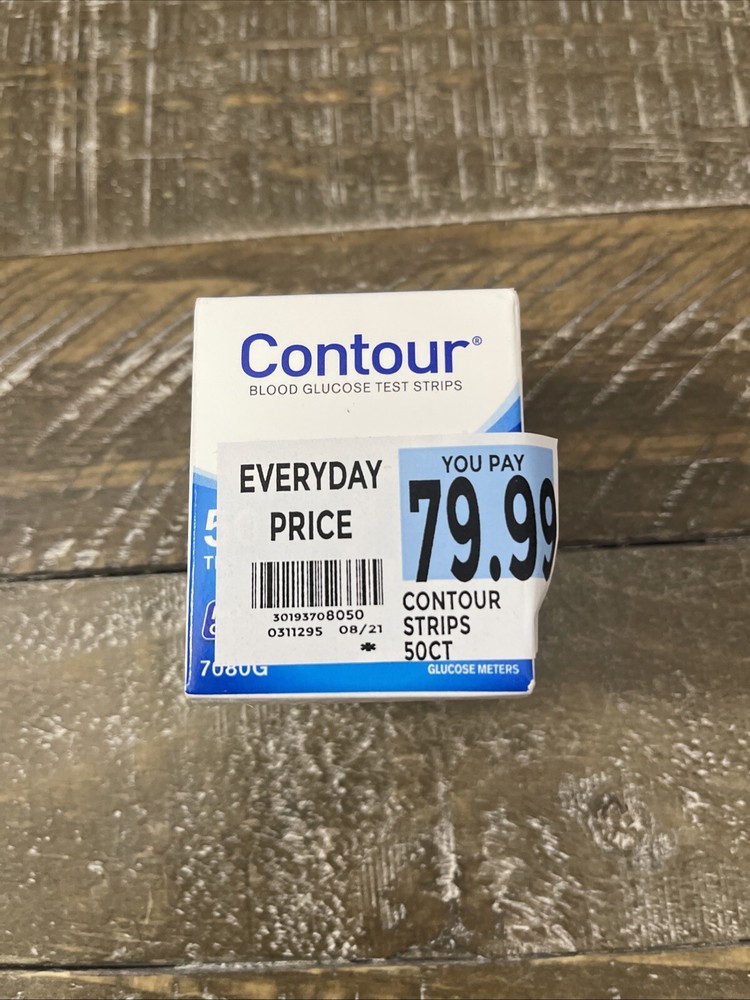 Contour Blood Glucose Test Strips 50 Count