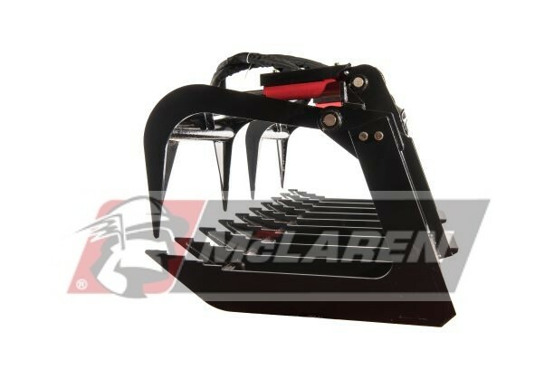McLaren Root Grapple Bucket Heavy Duty Track Loader 66" Attachment for Case