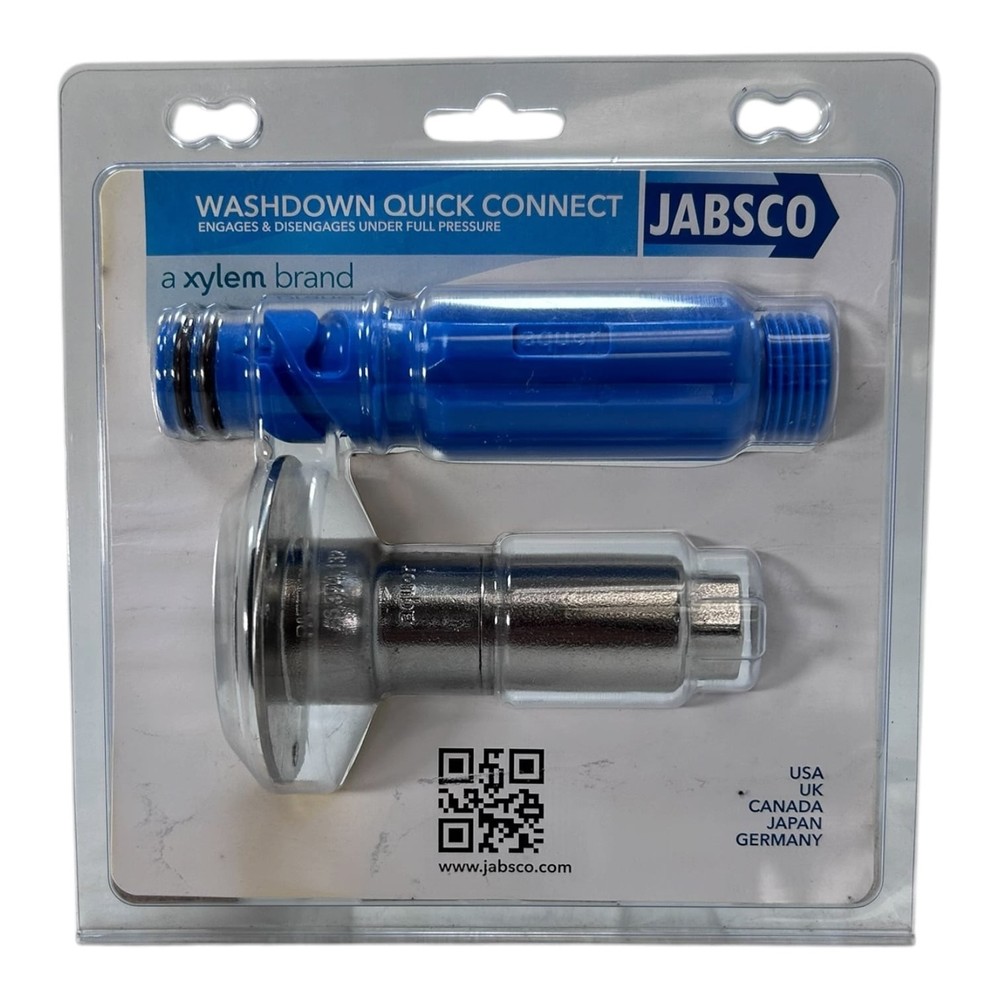 Jabsco 31911-0000, Marine Stainless Steel Washdown Quick Connect Valve