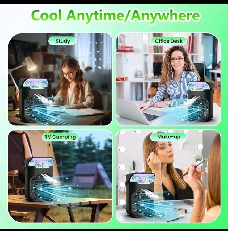 Multifunctional Air Cooler Large Space Air Supply Three Speeds Remote Control