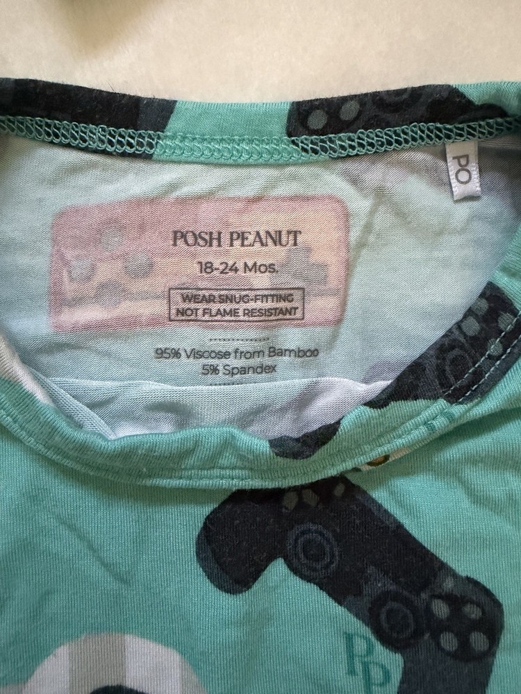 Posh Peanut “Video Game” Crib Sheet & Pajama Combo
