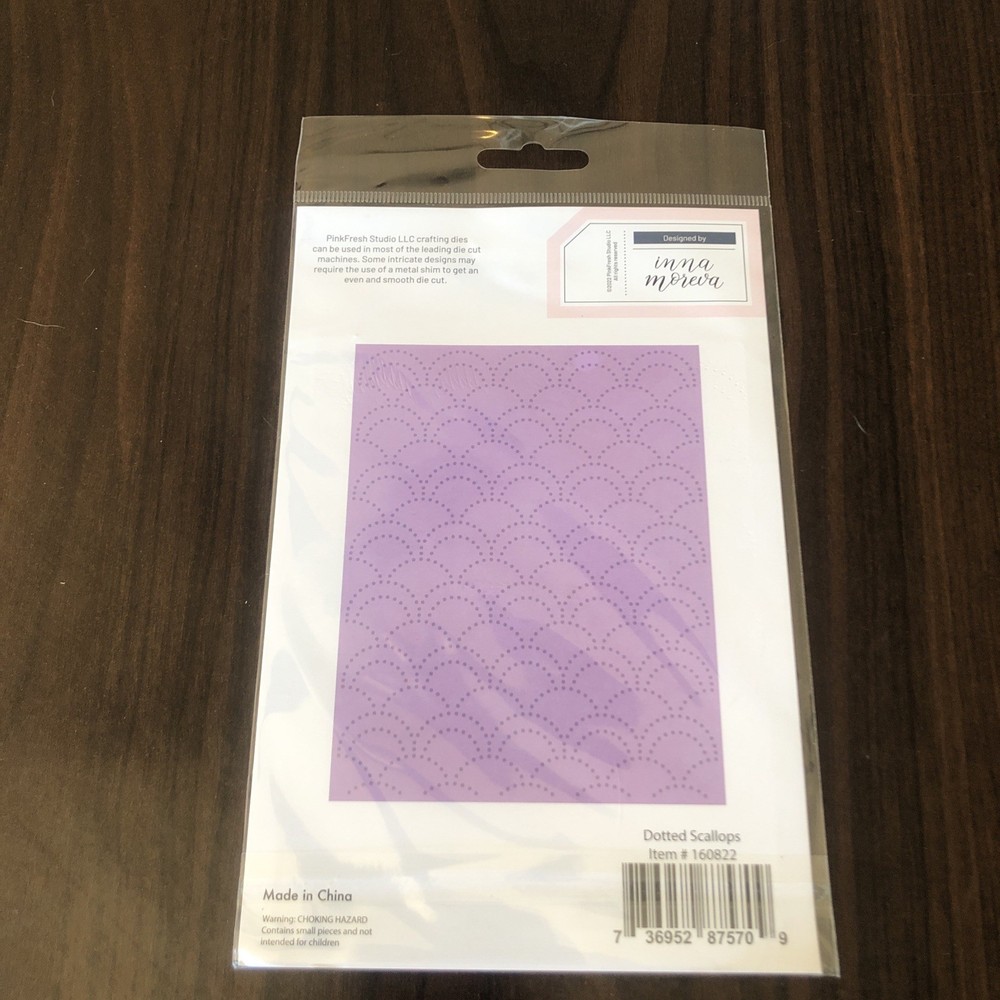 Pinkfresh Studio Dies Dotted Scallops