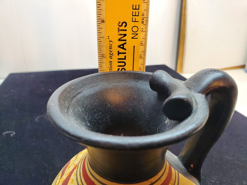 Hand Painted Pitcher 6½” Used