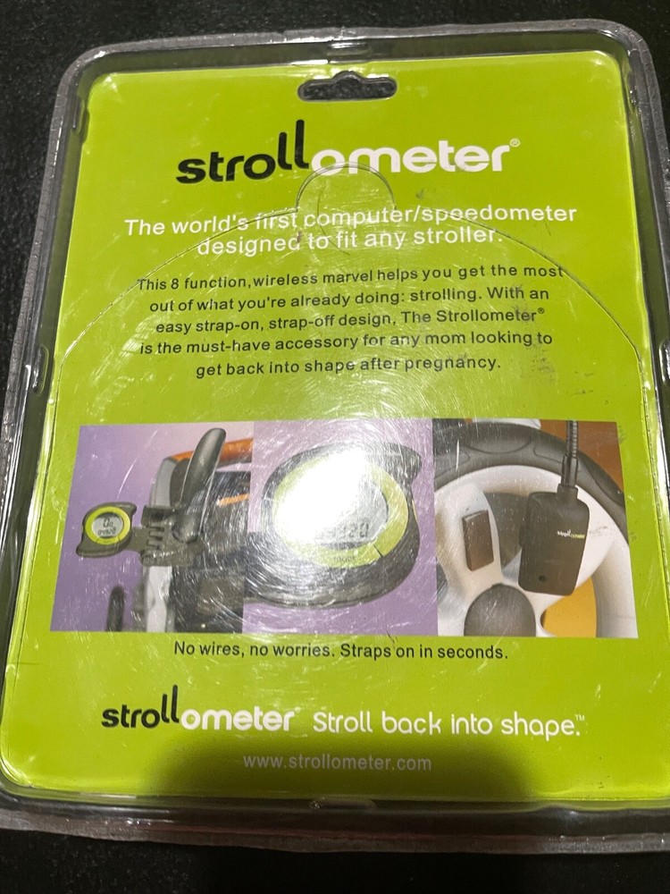 Strollometer Wireless Stroller Speedometer/Odometer