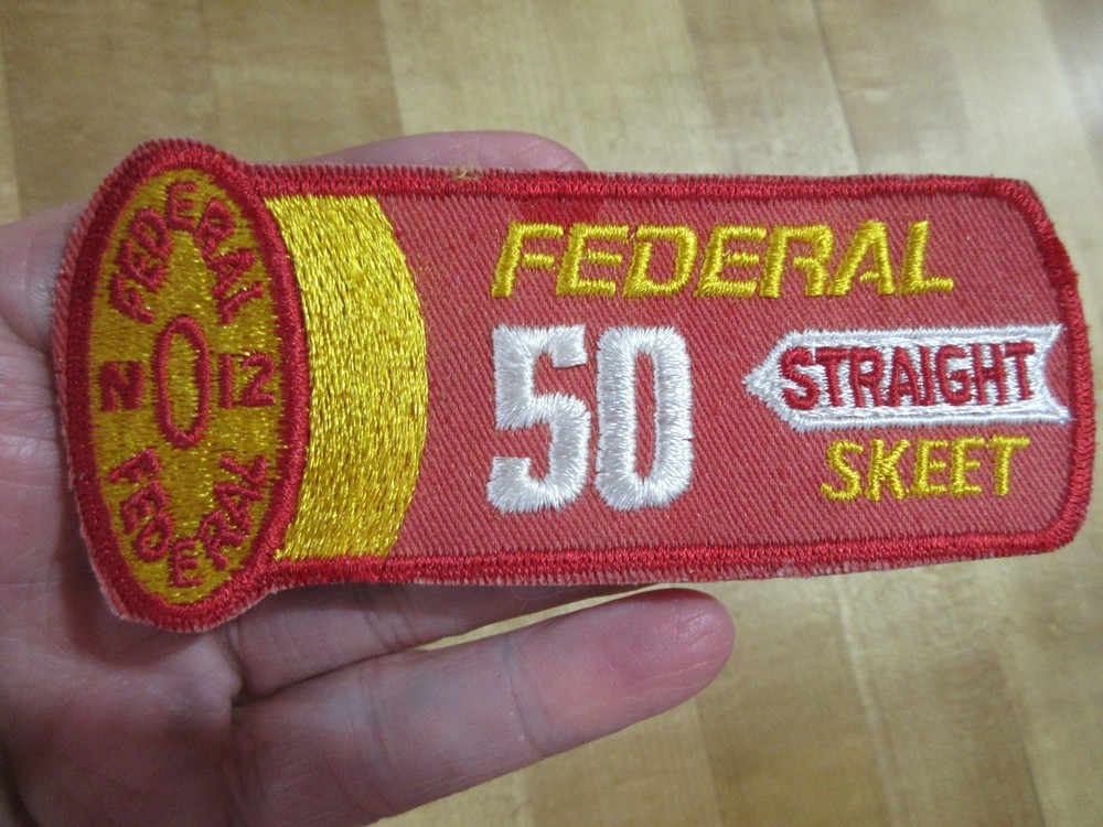 unused patch. Federal 50 Straight Skeet   (w18)