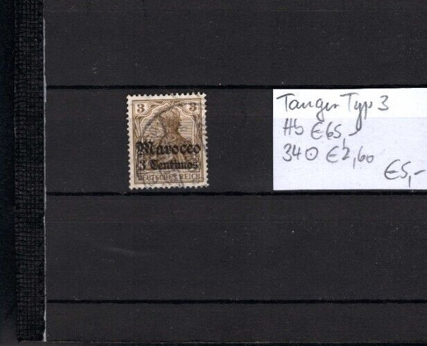 Dpm No. 34, Postmarked Tanger Type 3 (Kol )