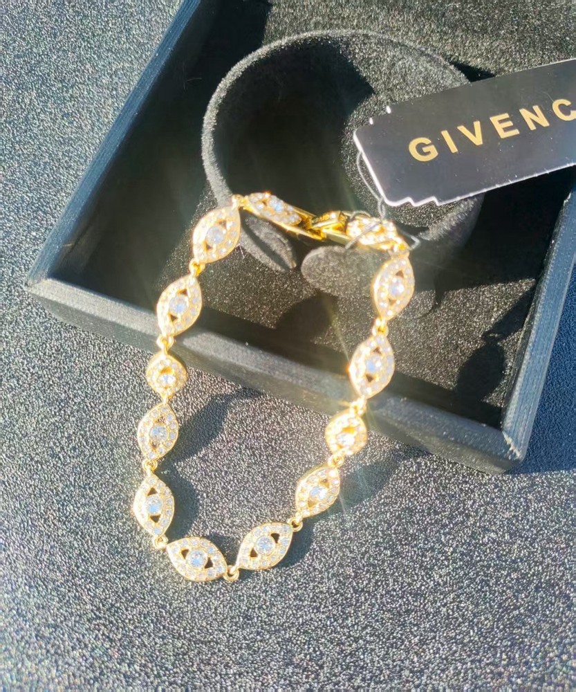 Givenchy Crystal Flex Bracelet Gold