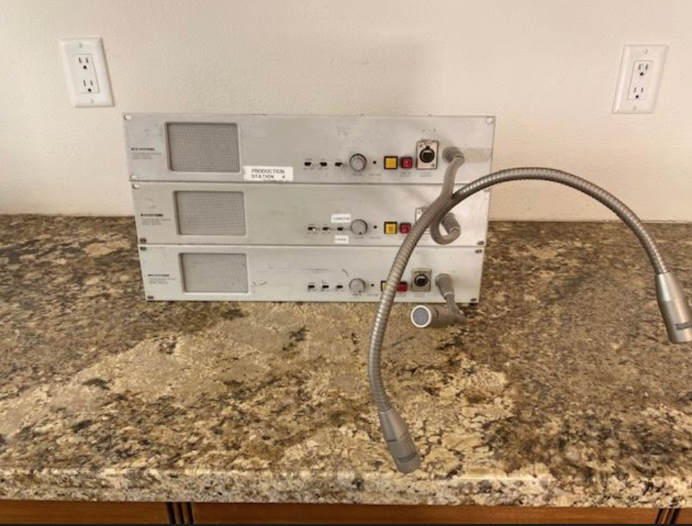 RTS Systems Intercom RMS300 w/ Micrphone & Speaker - From Oprah Winfrey studios