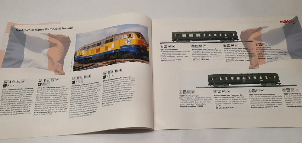 Marklin HO Models Export Catalogue Brochure 2000