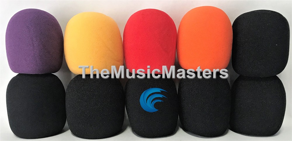 NEW 10 Pack Assorted Stage Microphone Windscreen Filters Covers Protectors VWLTW