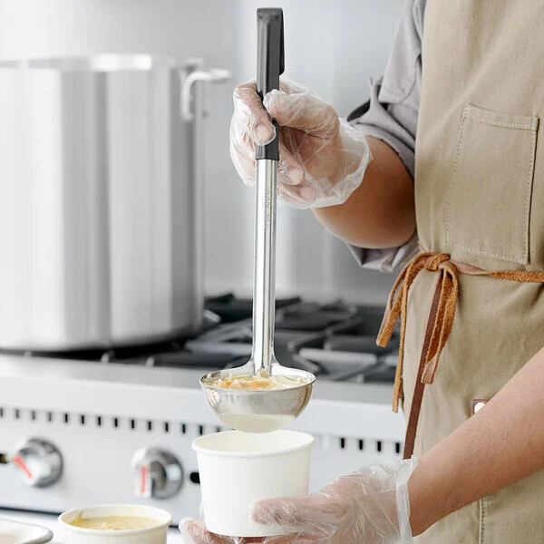 Choice One Piece Ladle / Dipper w/ Coated Handle (select size below)