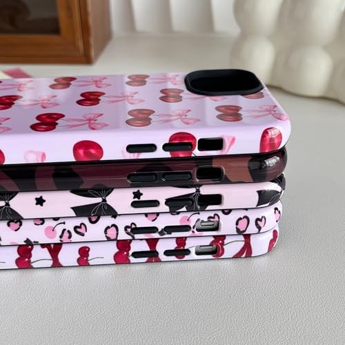 Case for iPhone 14 Plus/iPhone 15 Plus, iPhone 14 Plus/15 Plus Cherry/Glossy