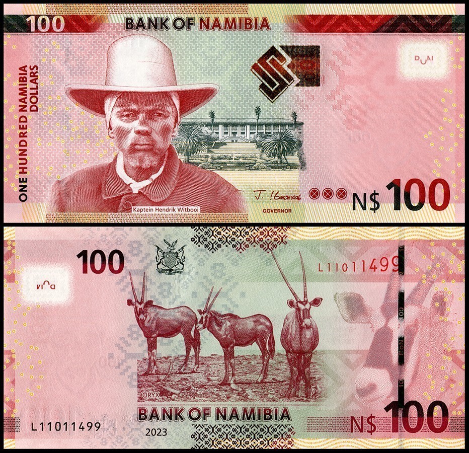 Namibia 100 Namibia Dollars, 2023, P-14a.3, UNC