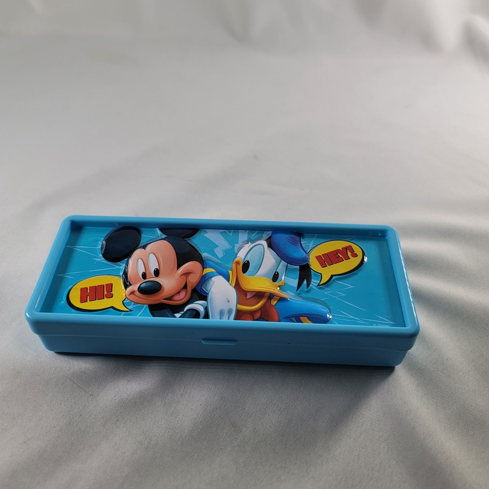 Micky Mouse Printed Plastic Pencil Box Mini Organizer Storage Box