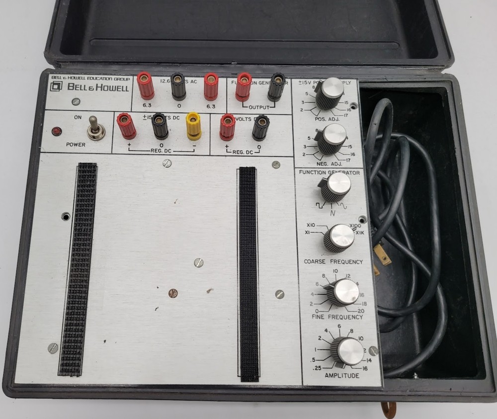 Vintage Bell & Howell Education Group Function Generator & DC Power Supply