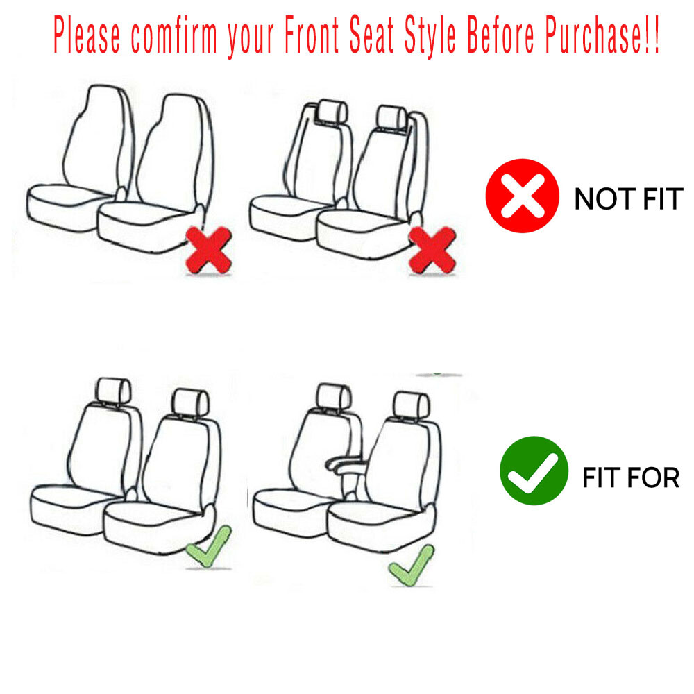 For Kia Sorento Auto Car Seat Covers Front Set PU Leather Protector Cushion Pad