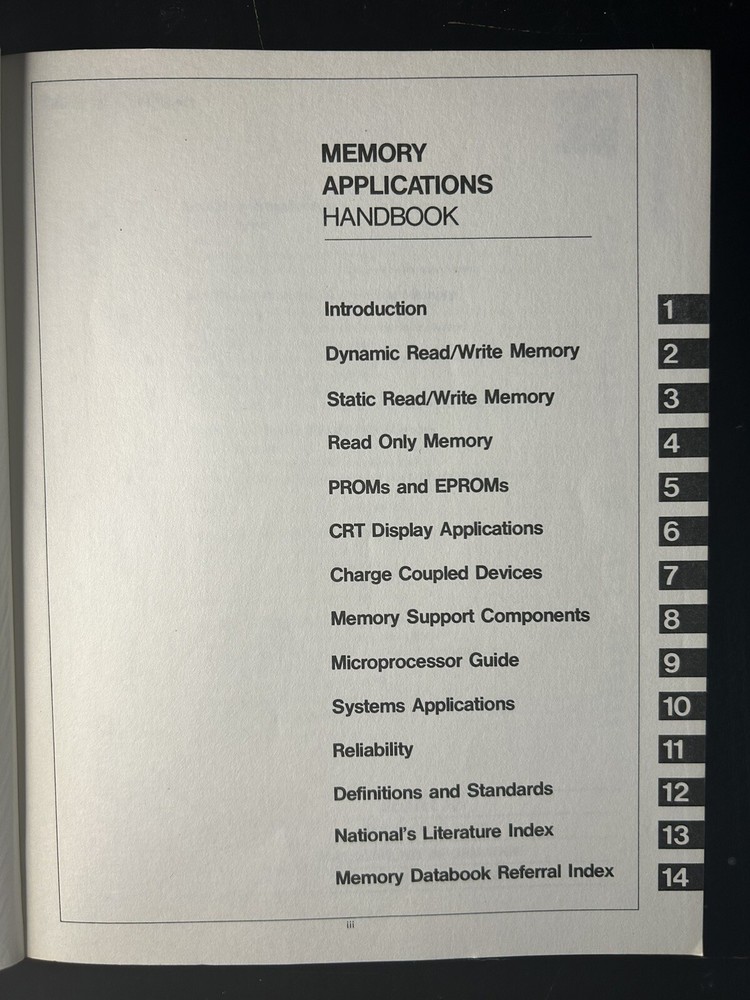 1978 National Semiconductor Memory Applications Handbook