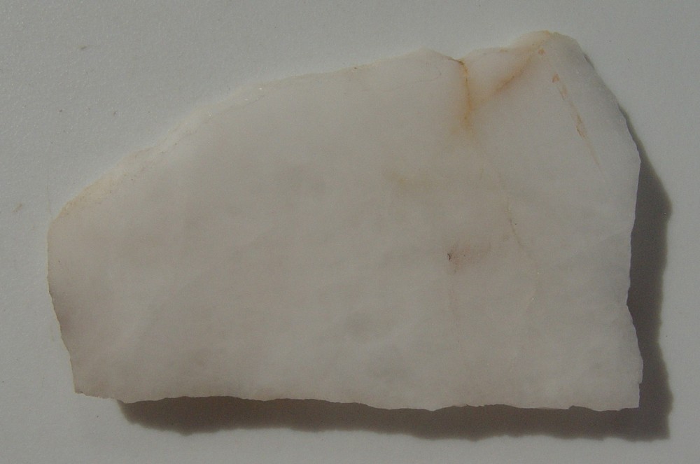 White Quartz Lapidary Slab T1340