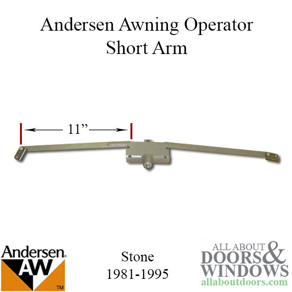 Andersen Awning Window Operator Short Arm Perma Shield Operator 1981-1995