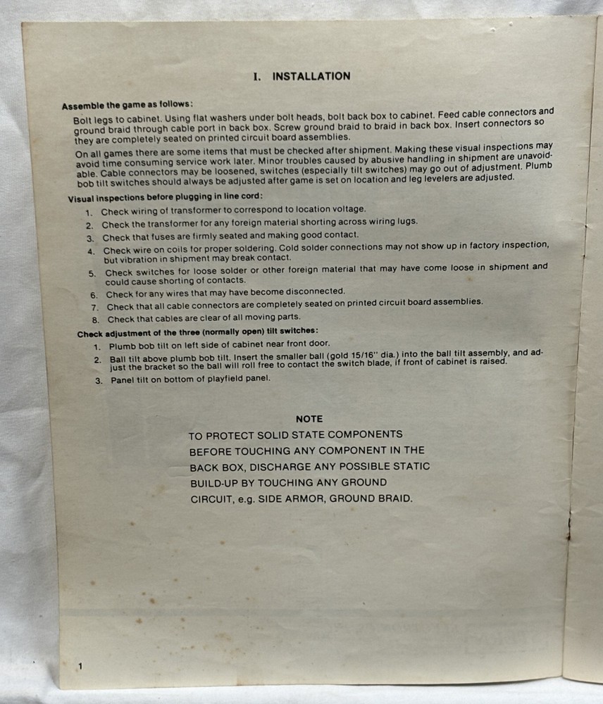 ORIGINAL-STERN-NUGENT-OWNERS MANUAL