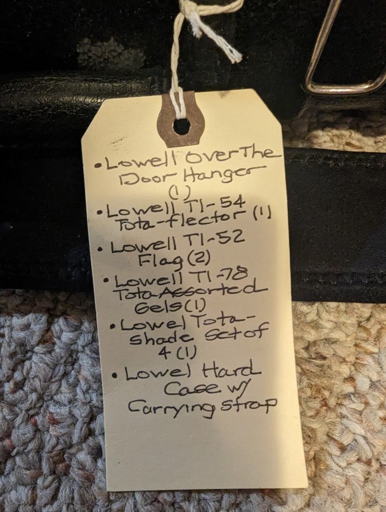 WOW...Lowell /Smith Victor Master Lighting Set