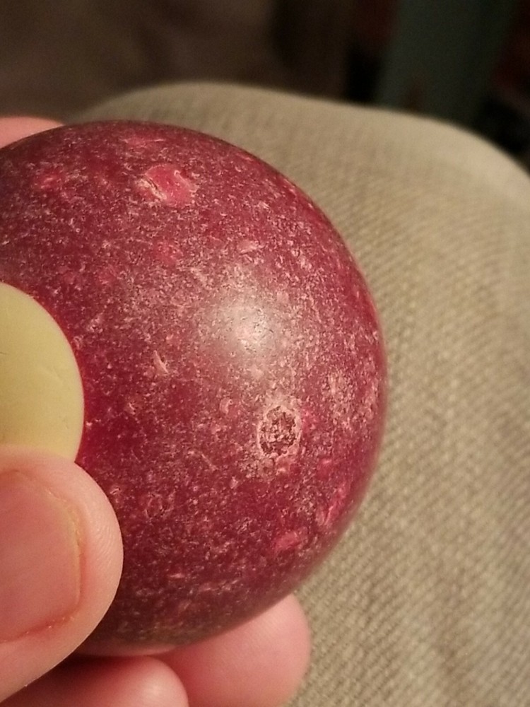 Vintage Bakelite Solid 7 Ball Billiard Pool Replacement 2 1/4" Standard Size