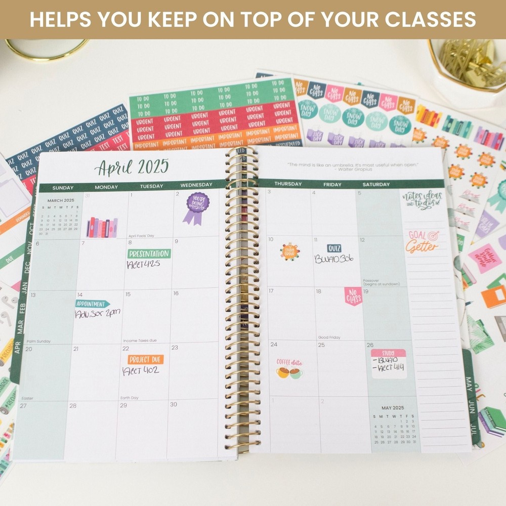 bloom daily planners Planner Sticker Pack, Student
