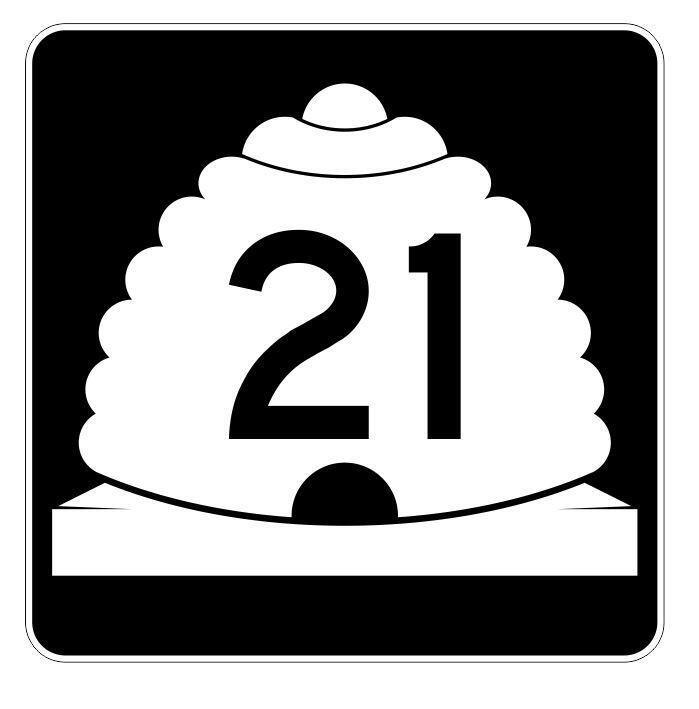 Utah State Highway 21 Sticker Decal