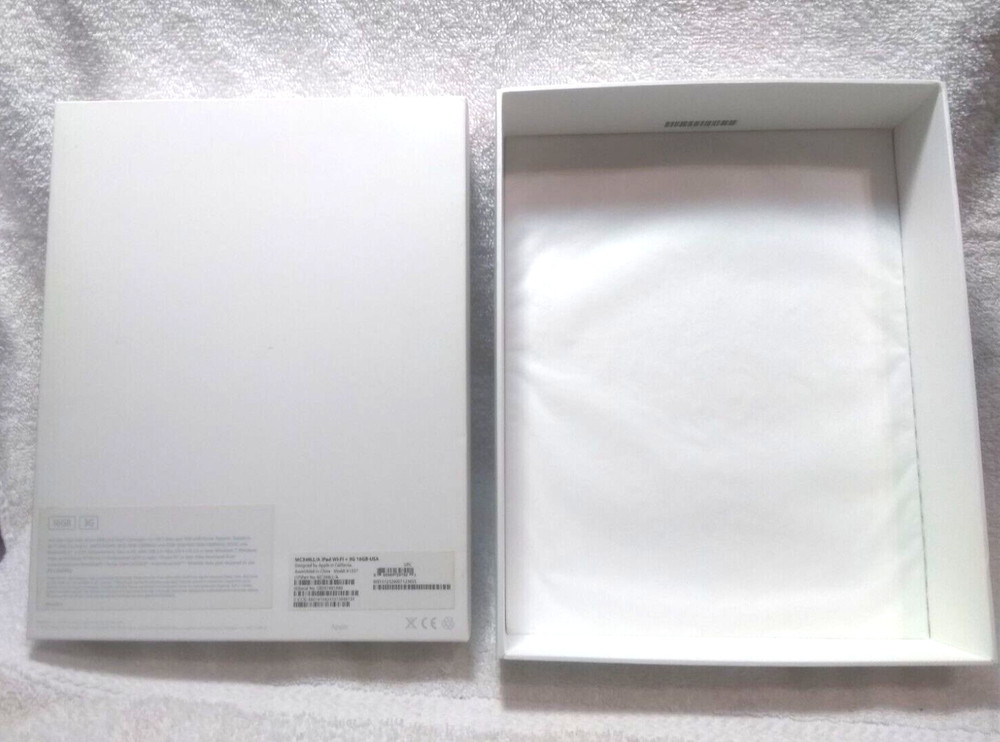 Apple iPad Box Only Model MC349LL/A Great Vintage Condition