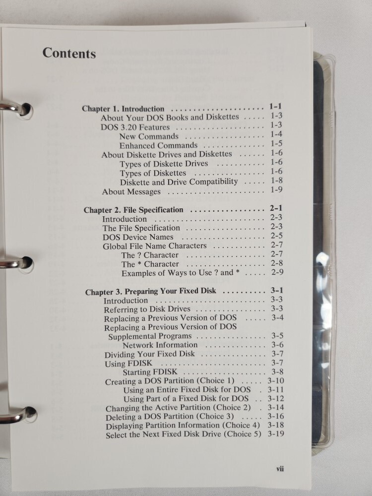 IBM Binder DOS Disk Operating System Reference 3.2 1986 1st Ed. (No Software)