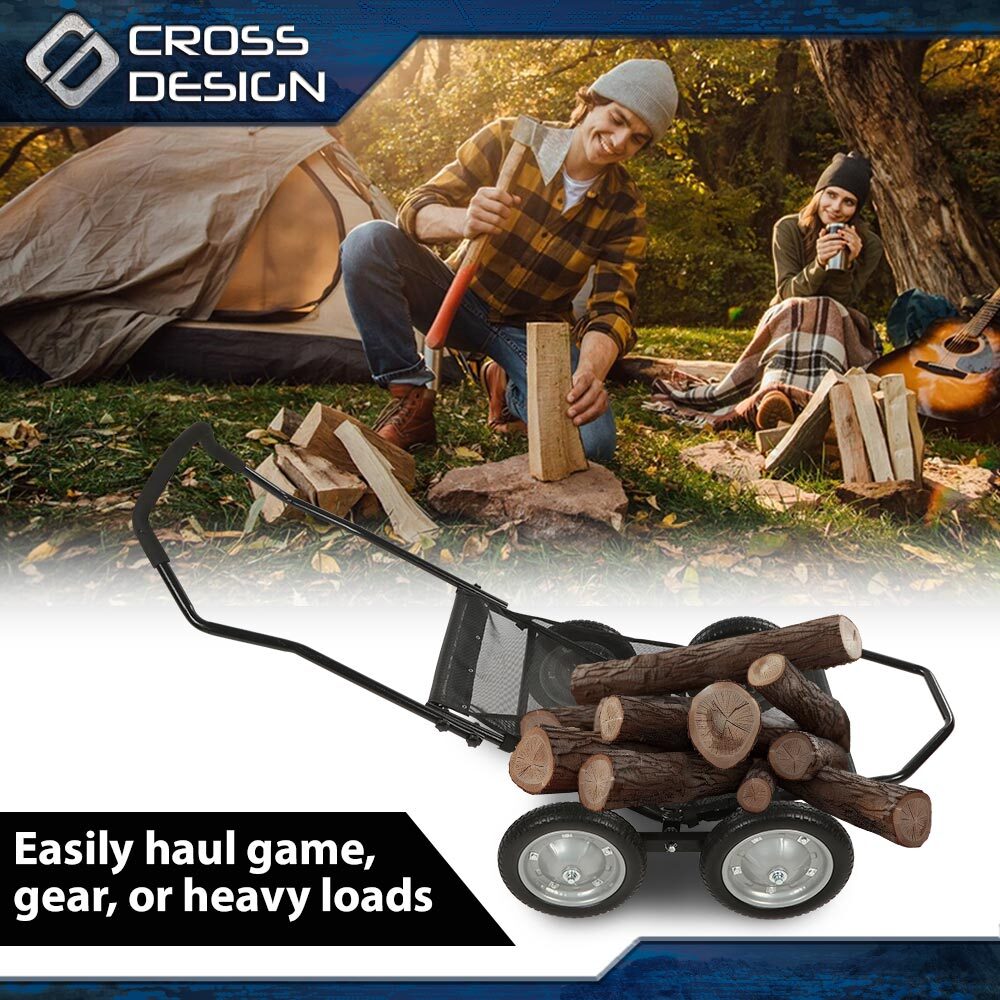 Crawler 500lb Capacity Foldable Multi Use Deer Game Recovery Cart