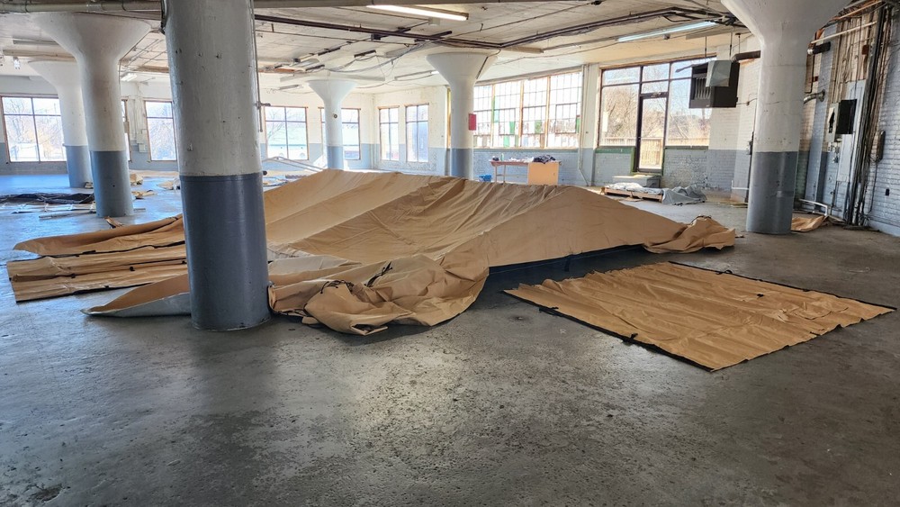 Mobile Shelter Systems Expeditionary STF Warehouse System Frame and Tent