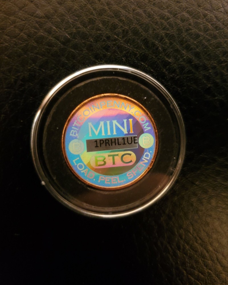 RARE 2019 BITCOIN PENNY Physical Wallet (unfunded)