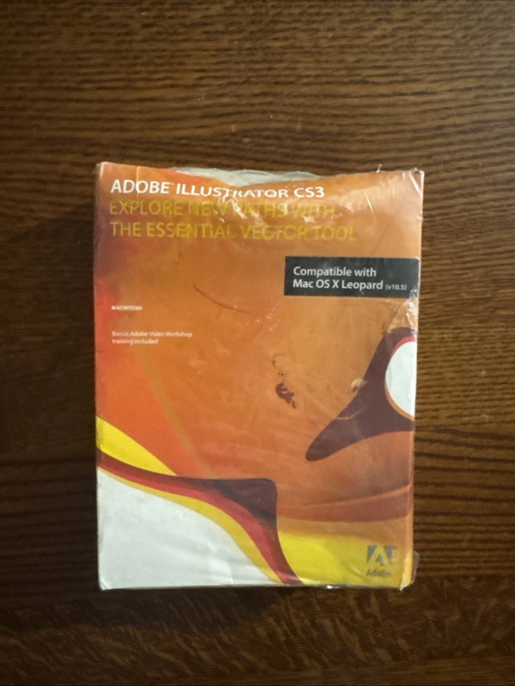 Adobe Illustrator CS3 MAC OS *NEW* FOR OLDER OS 2007