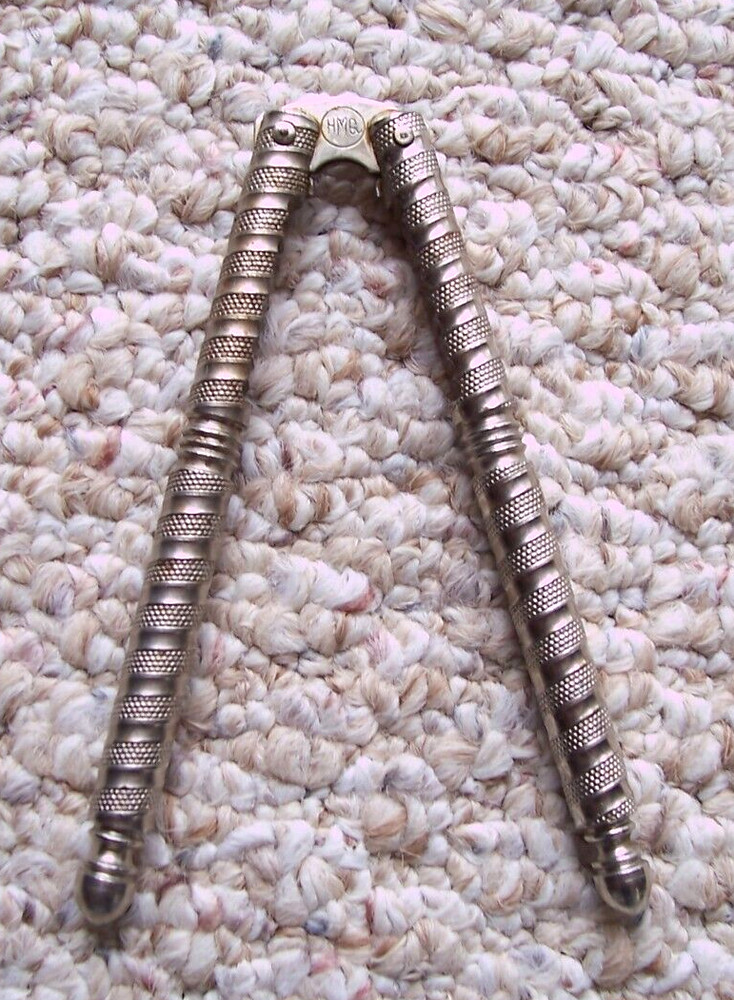 Vintage HMQ 5" Metal Nut Cracker