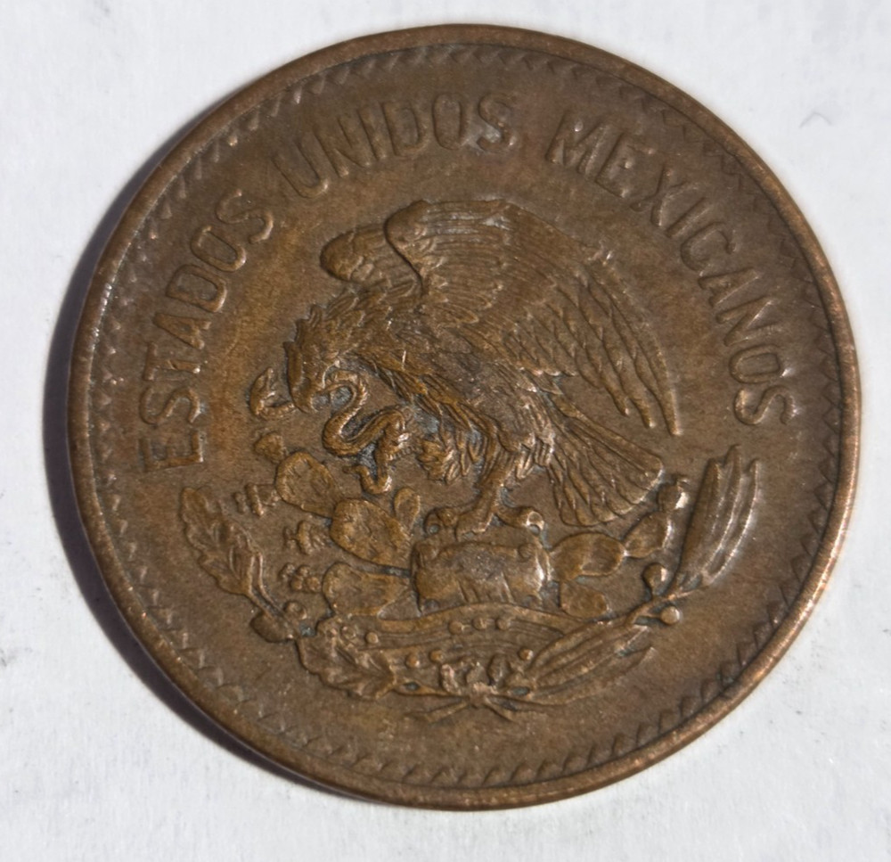 1944 Mexico 20 Centavos KM-439