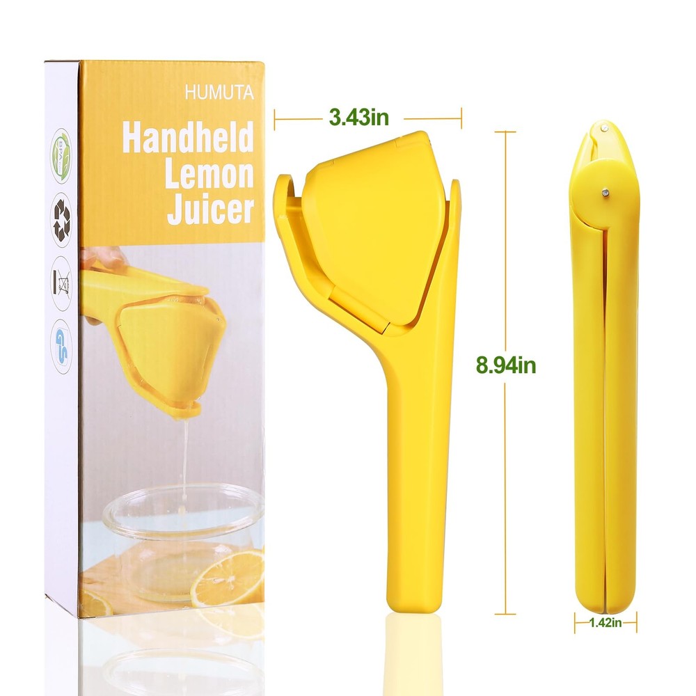Lemon Squeezer, Effective Squeezing Juice Press, Easy-to-Use, Sturdy Flat Man...