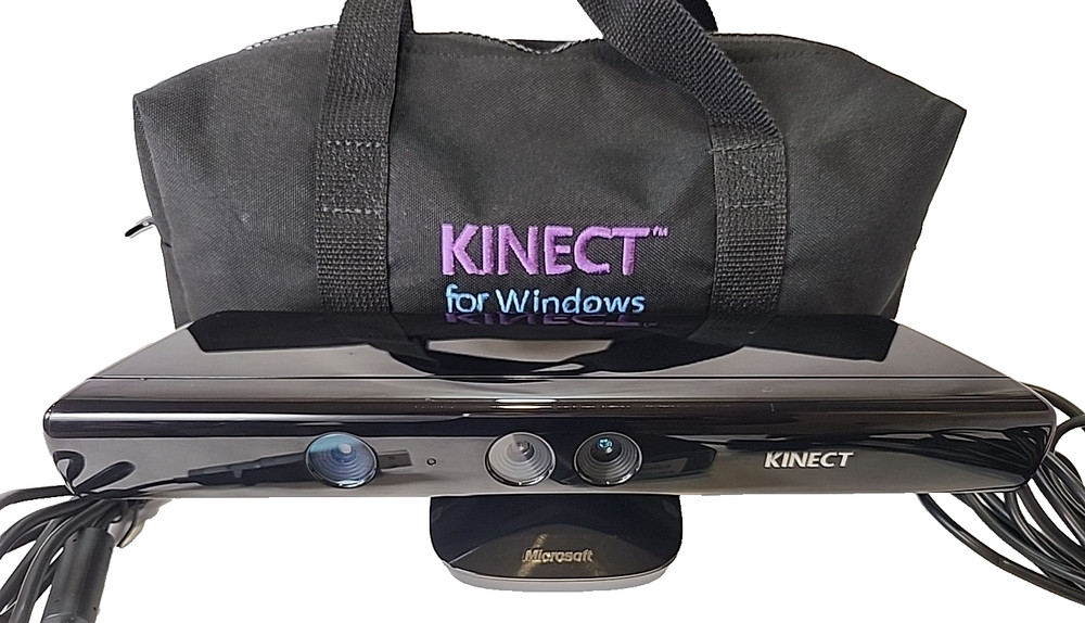 Microsoft Kinect for Windows Sensor PC Model 1517 Power Supply Carry Case Tested