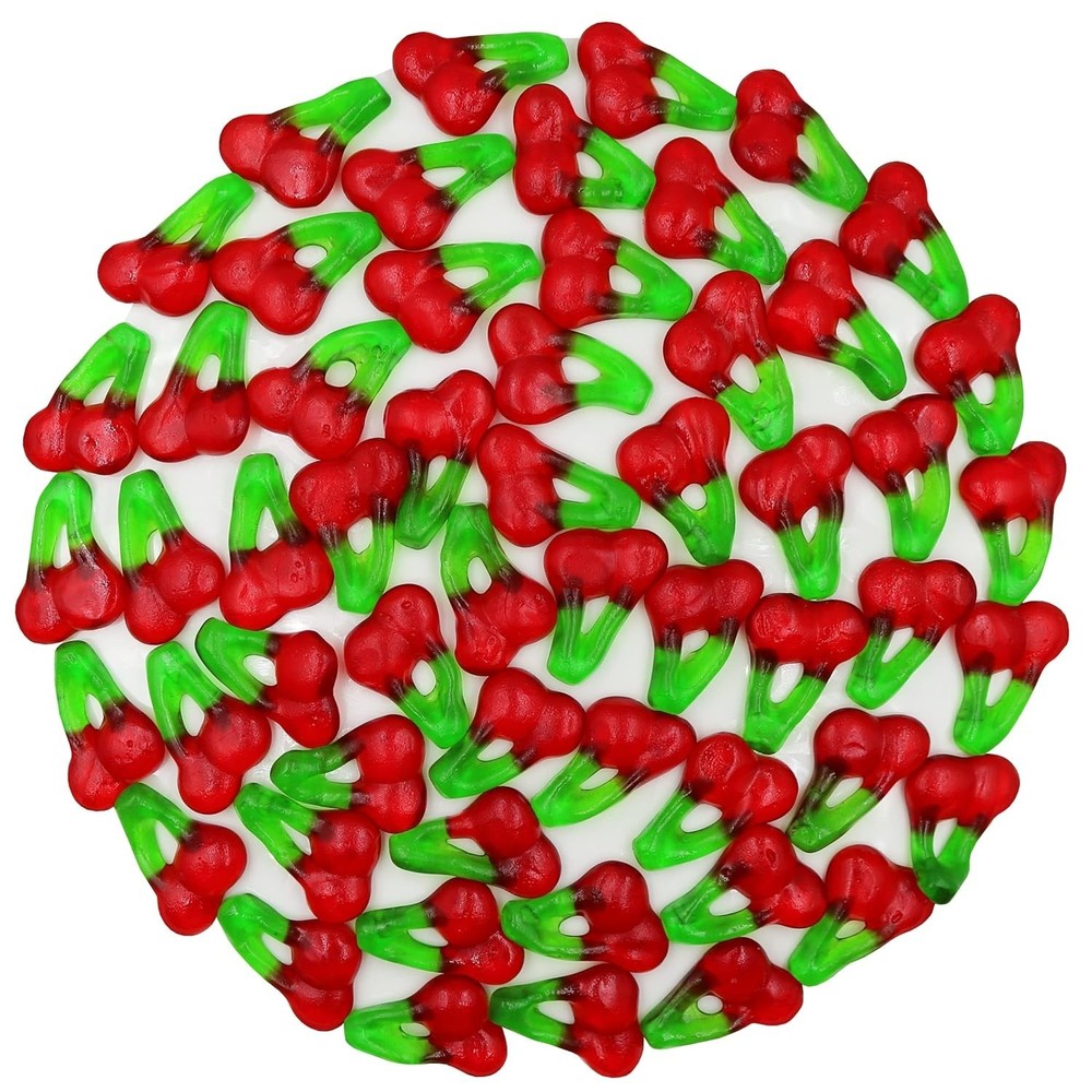 FirstChoiceCandy Happy Twin Cherry Gummy Fruit Candy