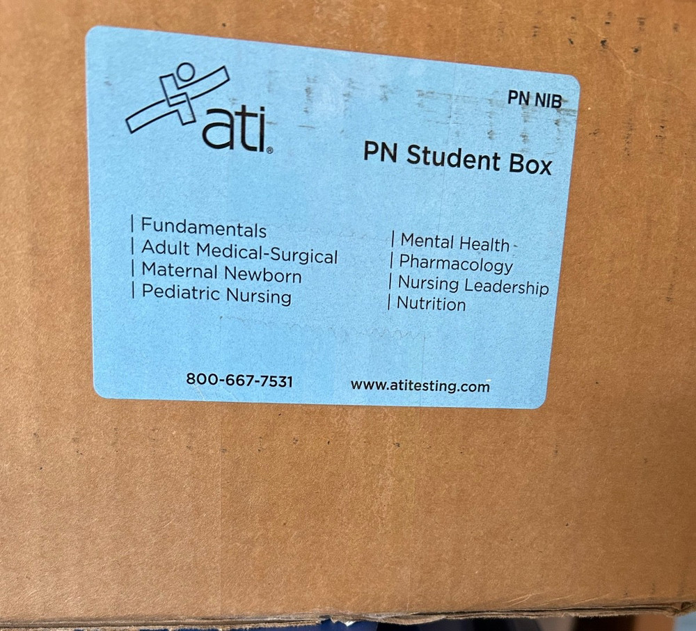 ATI PRACTICAL NURSING BOOK SET, MASTERY STUDY GUIDES, PN NIB