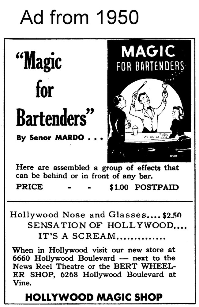 Magic For Bartenders Book - Easy To Do Magic Tricks, Learn 29 Simple Tricks