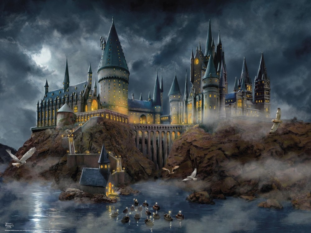 Ceaco - Thomas Kinkade - Harry Potter - Hogwart's 1500, Castle