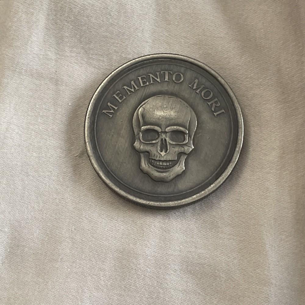 Skull Momento Mori Challenge coin 2020