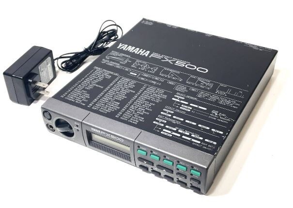 YAMAHA FX500 Simul Effect Processor Made In Japan Effect Rack w/PowerSupply rare